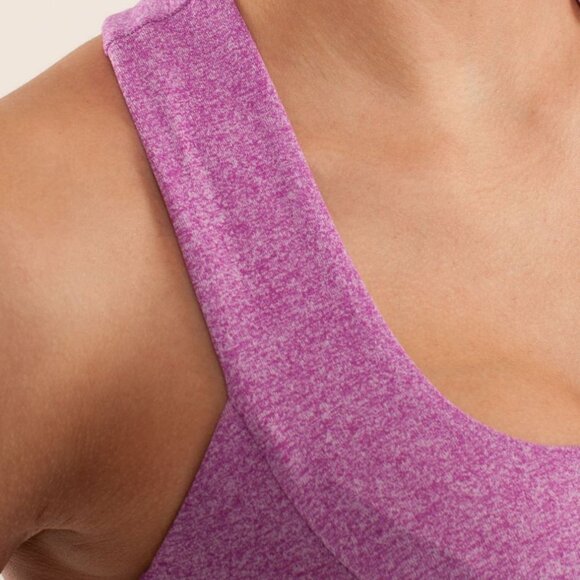 Lululemon Scoop Neck Tank- Heathered Ultra Violet - Picture 3 of 13